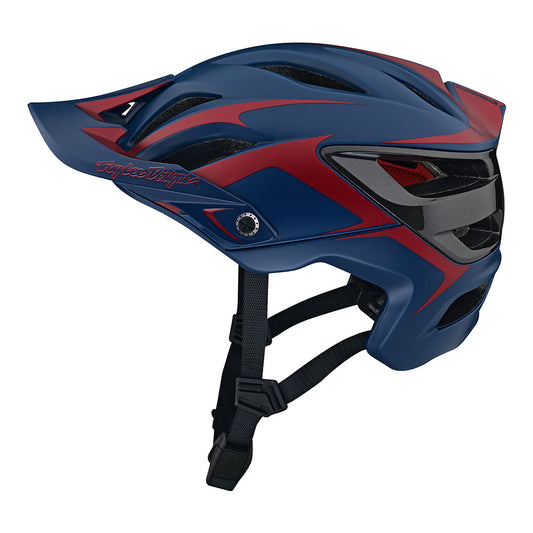 Casque A3 Fang Bleu foncé / Bordeaux