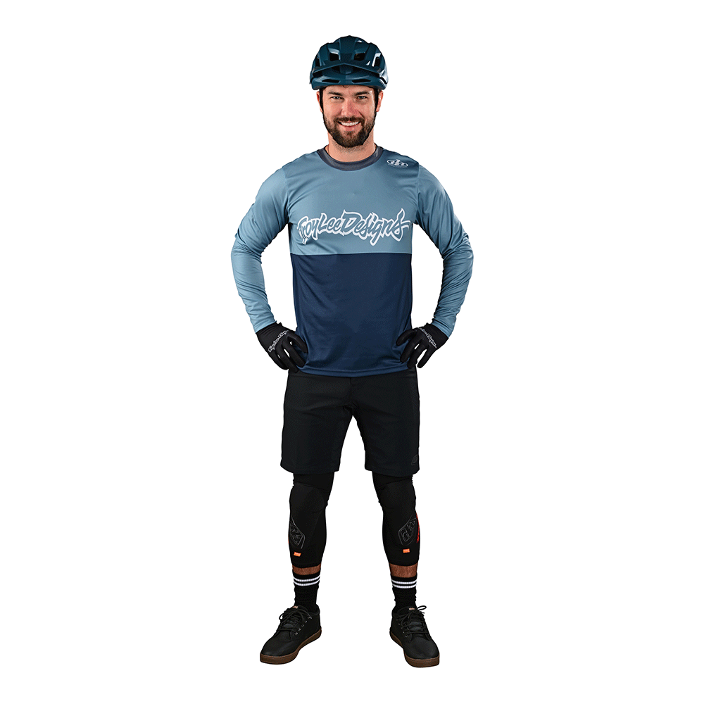 Flowline LS Jersey Scripter Windward