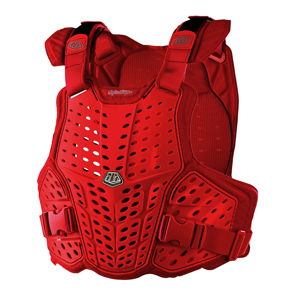 Plastron Rockfight CE Flex rouge uni